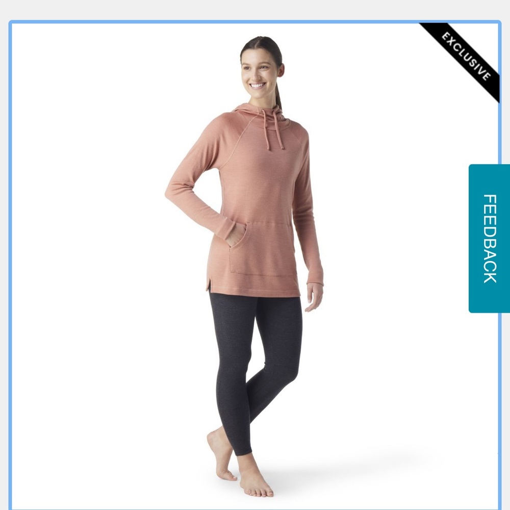 SmartWool Thermal Drape Neck Hoodie. - Picture 4 of 6